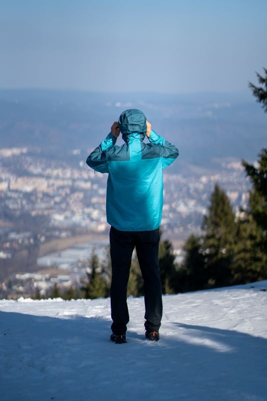 Husky Luma M L, turquoise Pánská ultralehká bunda (obrázek 9)