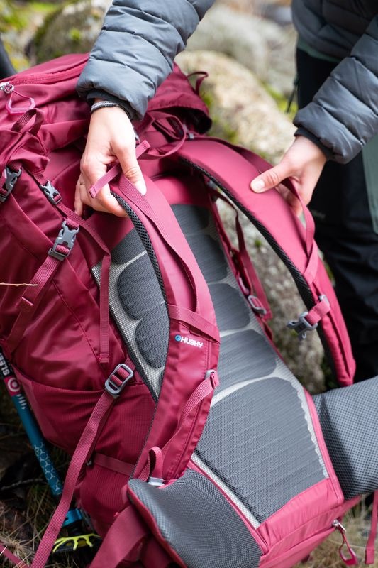 Husky Ribon 60l vínová Batoh Expedice (obrázek 8)