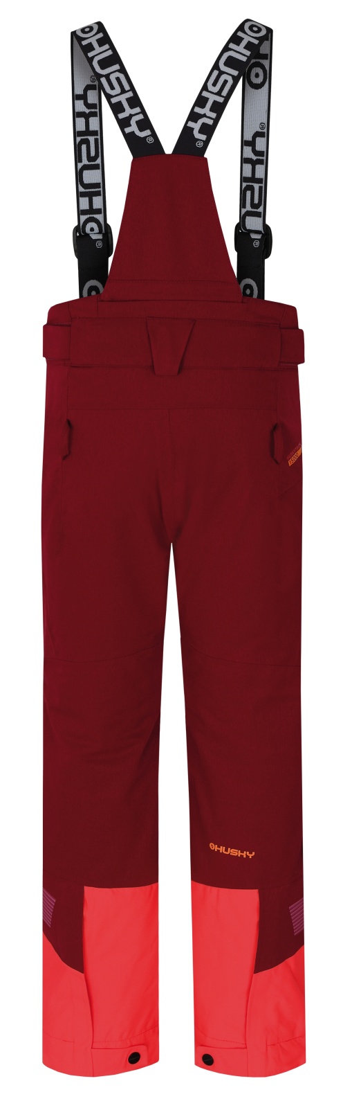 Husky Gilep Kids 122, purpurová Dětské lyžařské kalhoty