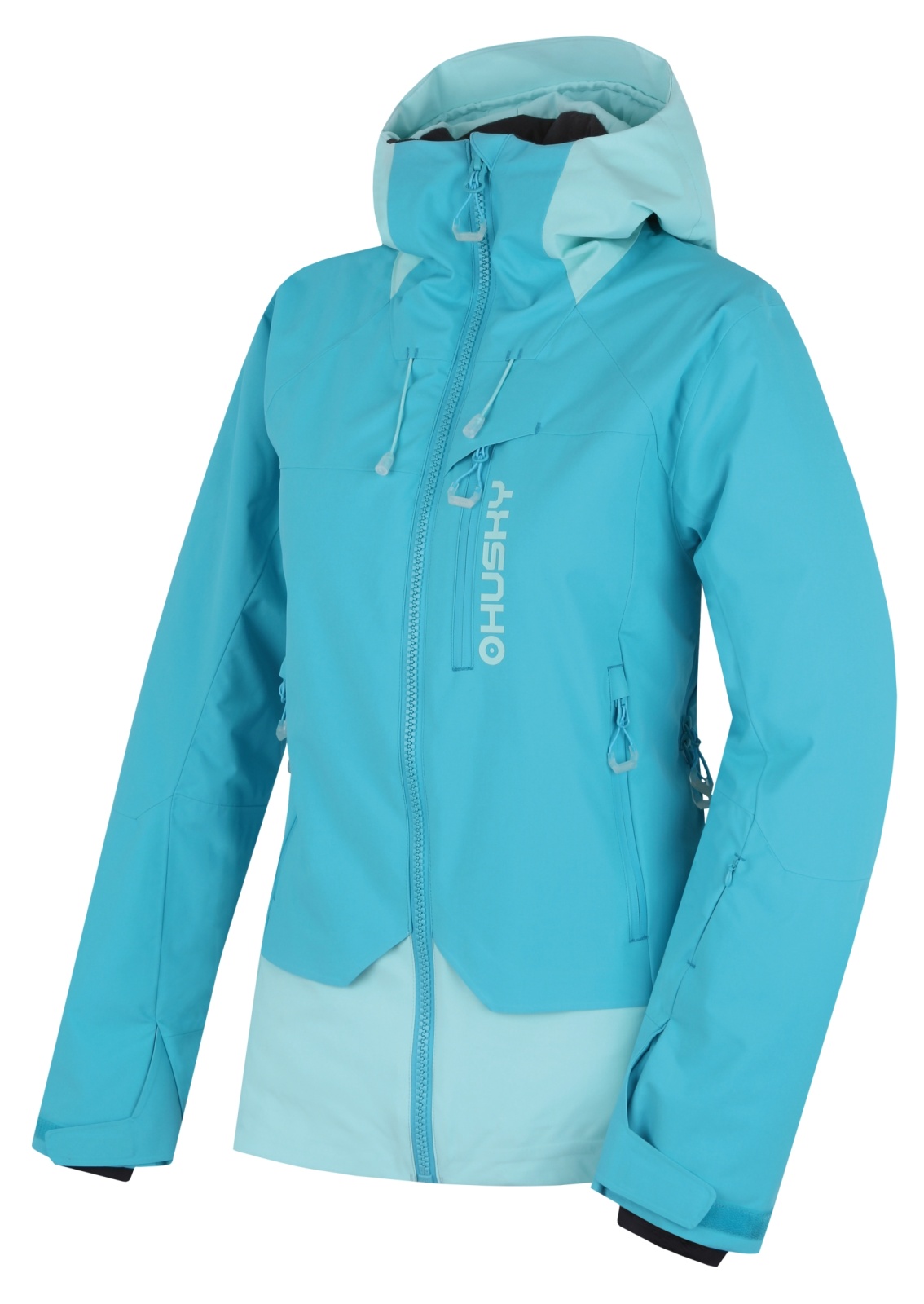 Husky Gambi L S, blue/turquoise Dámská lyžařská bunda (obrázek 5)