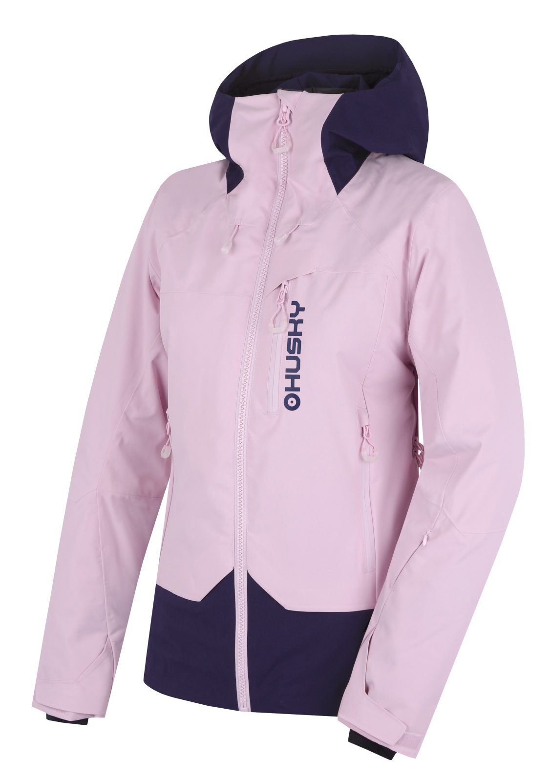 Husky Gambi L XL, pink/blue Dámská lyžařská bunda