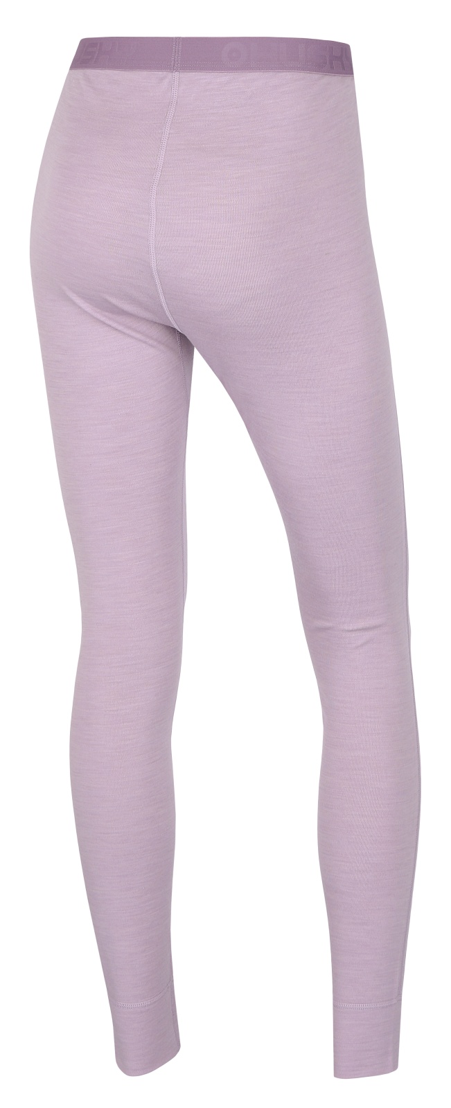 Husky Mercie L S, light purple Merino termoprádlo kalhoty