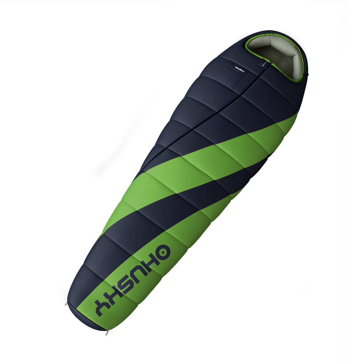 Husky Espace -5°C zelená Syntetický třísezónní spacák