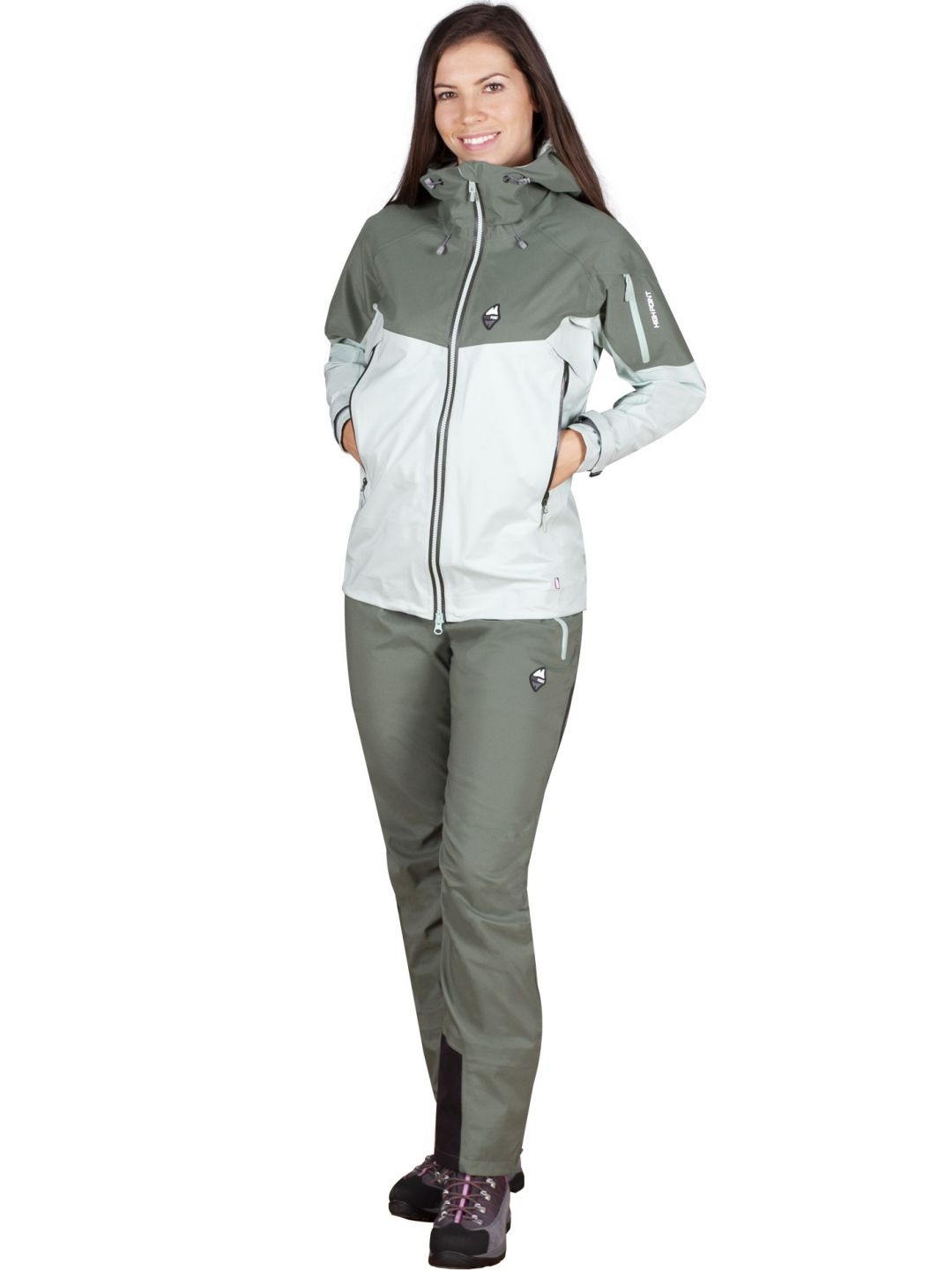 High point Explosion 5.0 lady L, silt green/laurel khaki Dámská hardshellová bunda (obrázek 3)