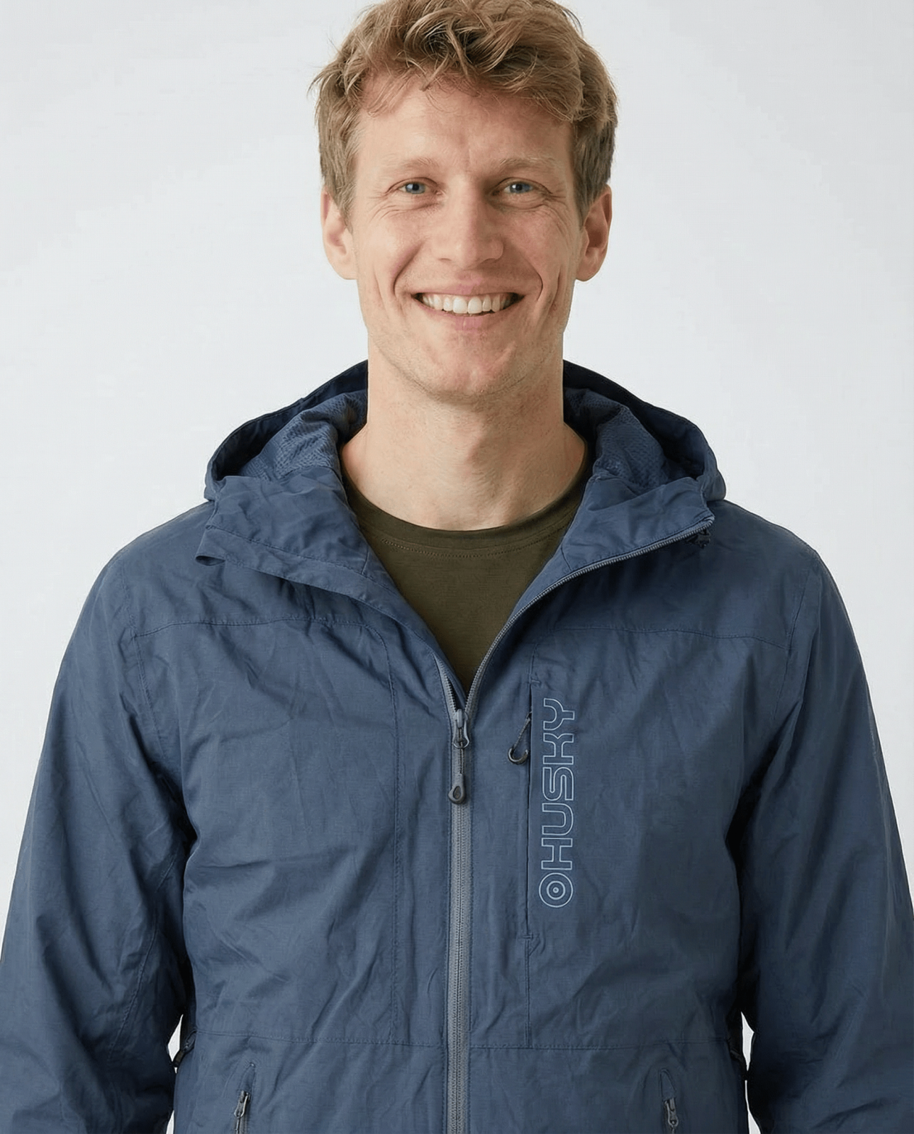 Husky Neoni M L, dark blue Pánská hardshell bunda