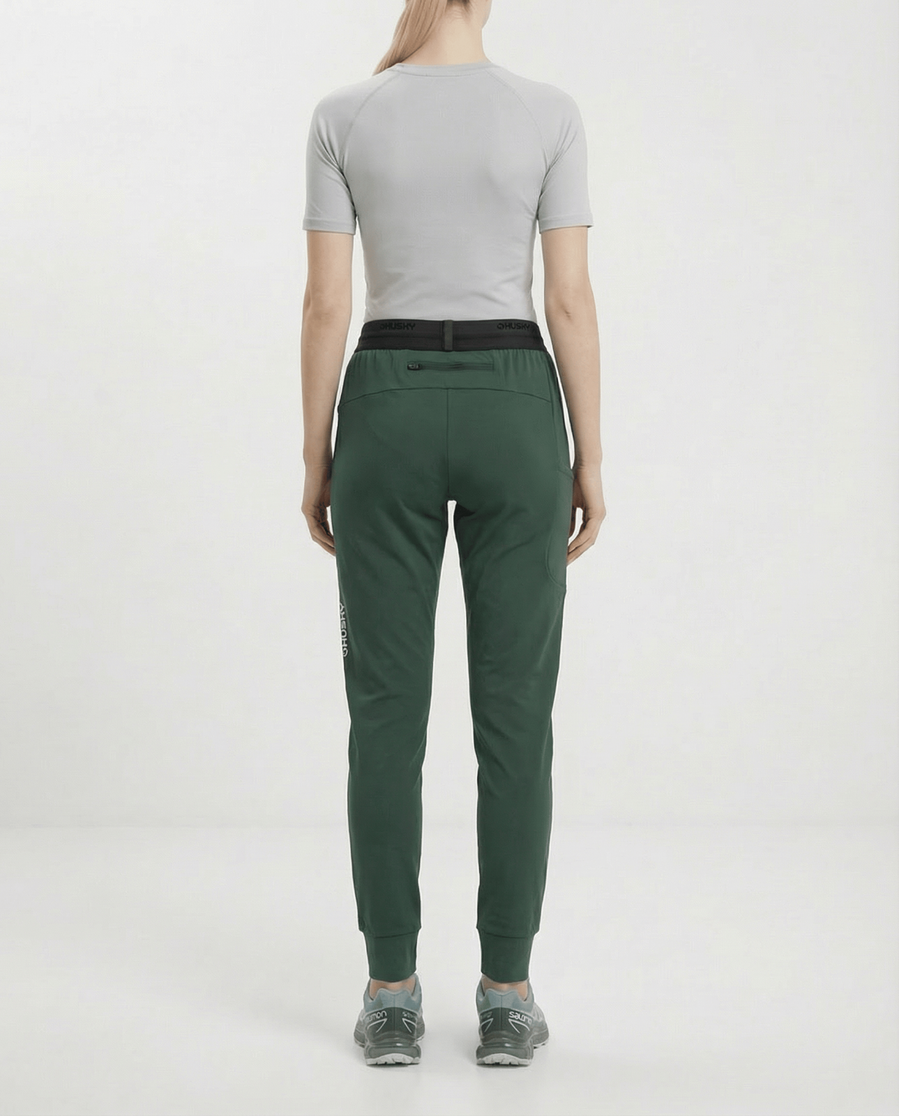 Husky Keria L L – long, green Dámské outdoor kalhoty