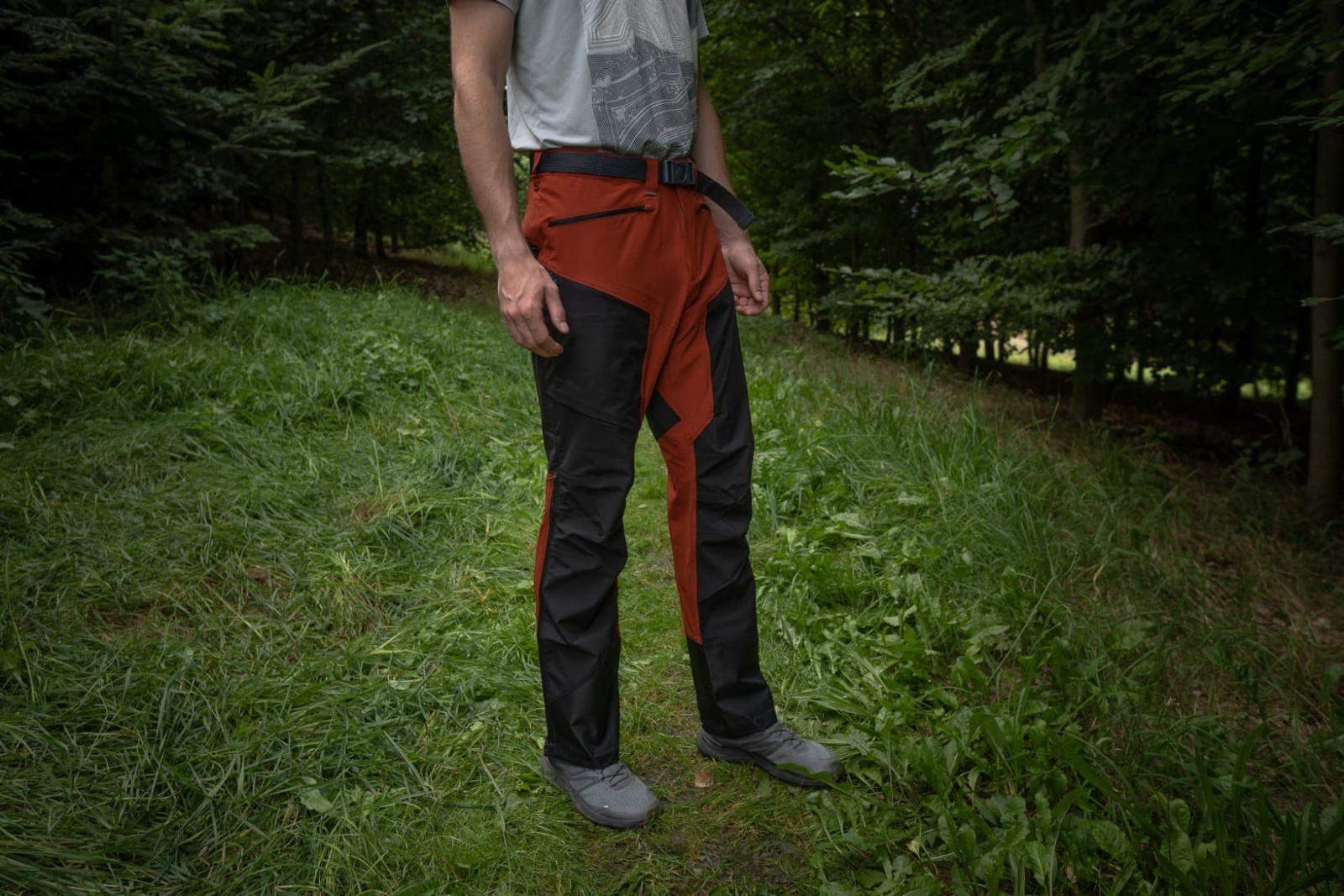Husky Krony M XXL, tm. cihlová Pánské outdoor kalhoty (obrázek 5)