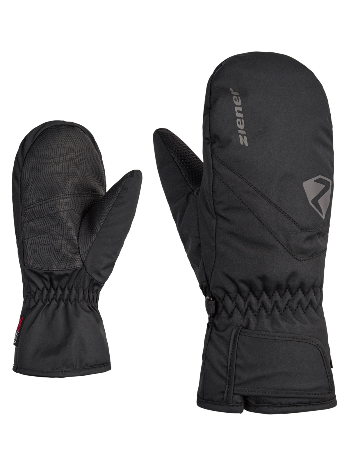 Ziener LORIANO AS® MITTEN JUNIOR 4,5, black Dětské rukavice