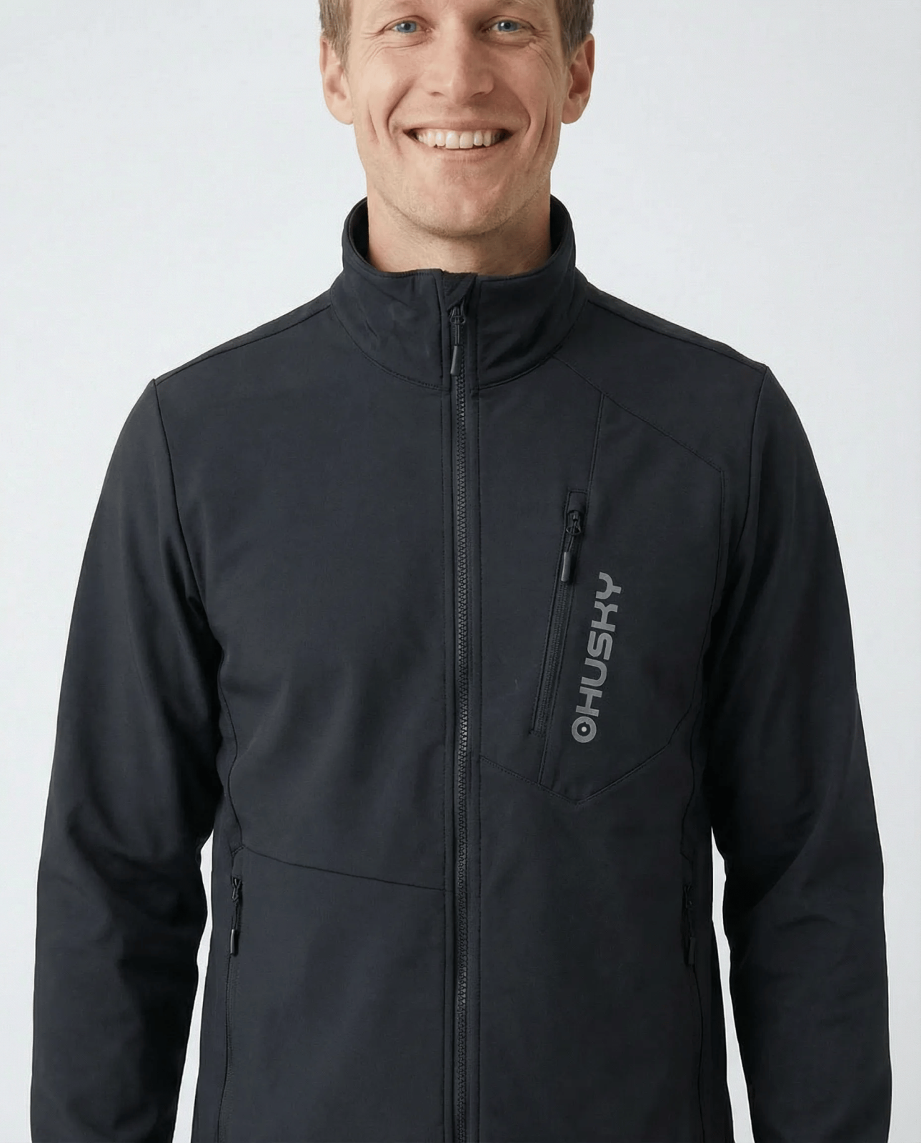 Husky Salfa M XXL, black Pánská softshell bunda (obrázek 3)