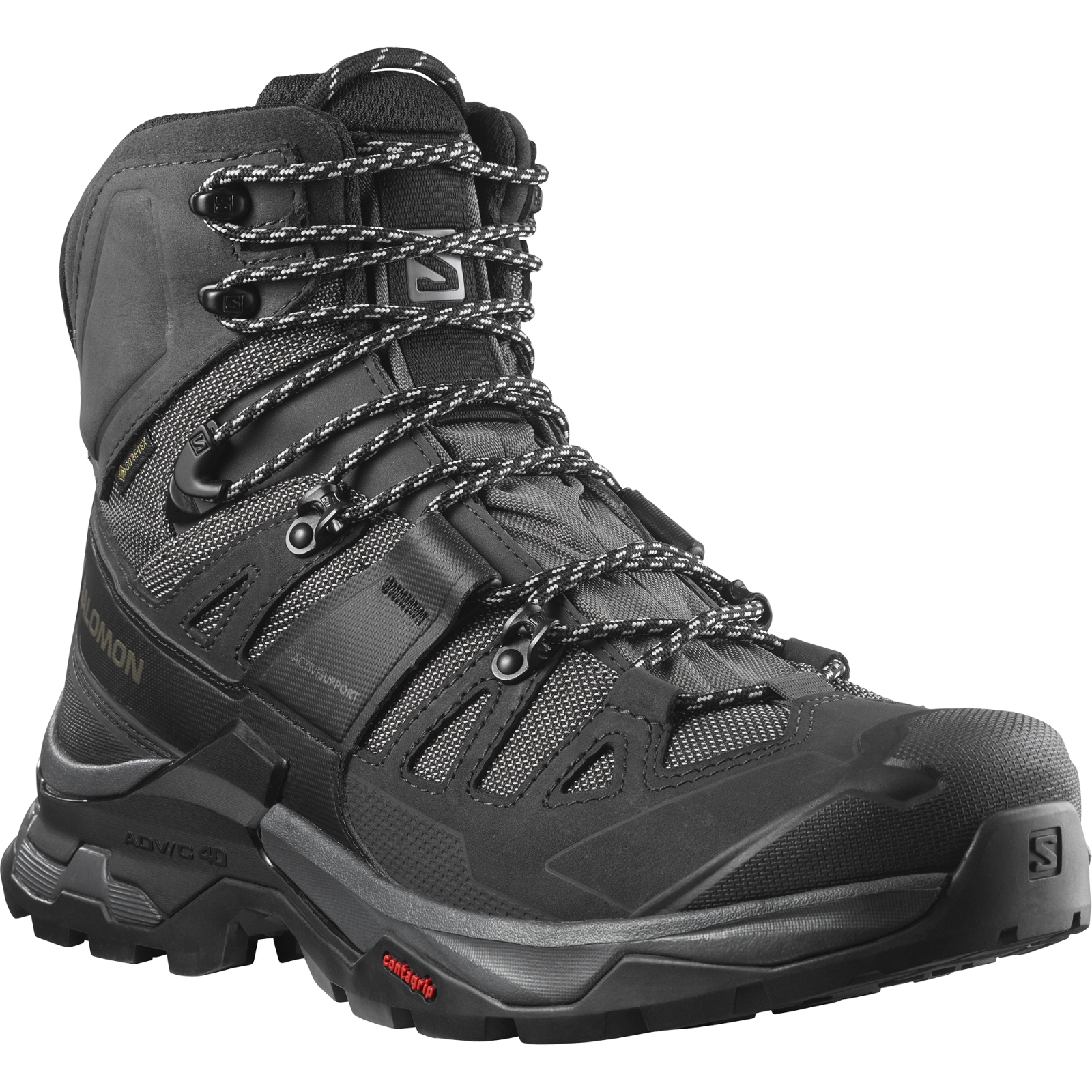 Salomon Quest 4 GTX EU 46, Magnet/Black/Quarry Pánské boty