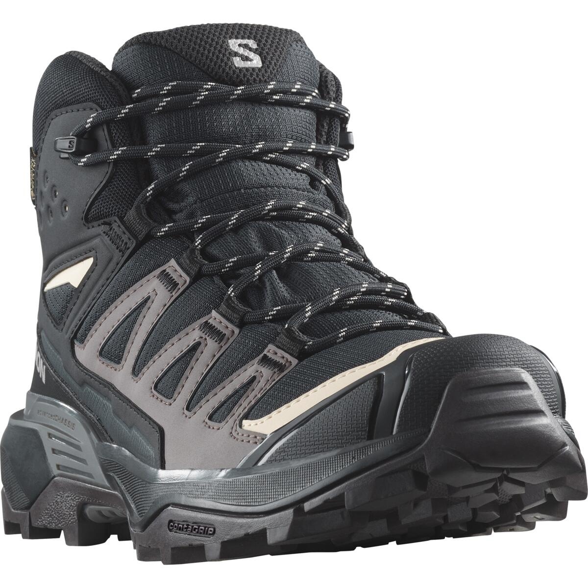 Salomon X ultra 360 Mid GTX EU 38 ⅔, black/plum kitten/shale Dámské turistické boty
