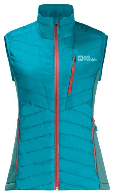 Jack Wolfskin Routeburn Pro Ins S, tile blue Dámská zateplená vesta