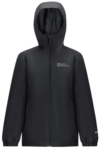 Jack Wolfskin Flaze K 128, granite green Dětská bunda na zip (obrázek 5)