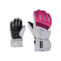 Ziener LEIF-Z GTX 6,5, pop pink/light melange Dětské rukavice