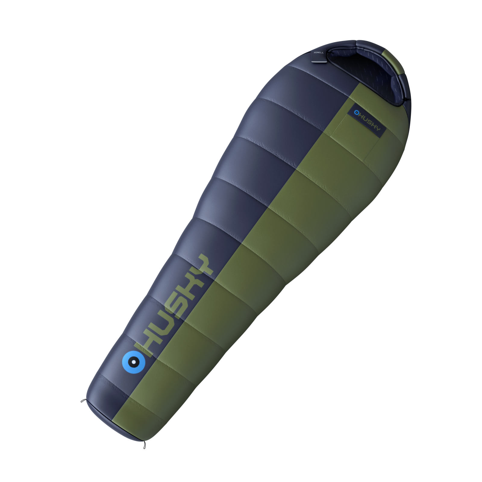 Husky Fenela -15°C blue/khaki Thermopro zimní spacák