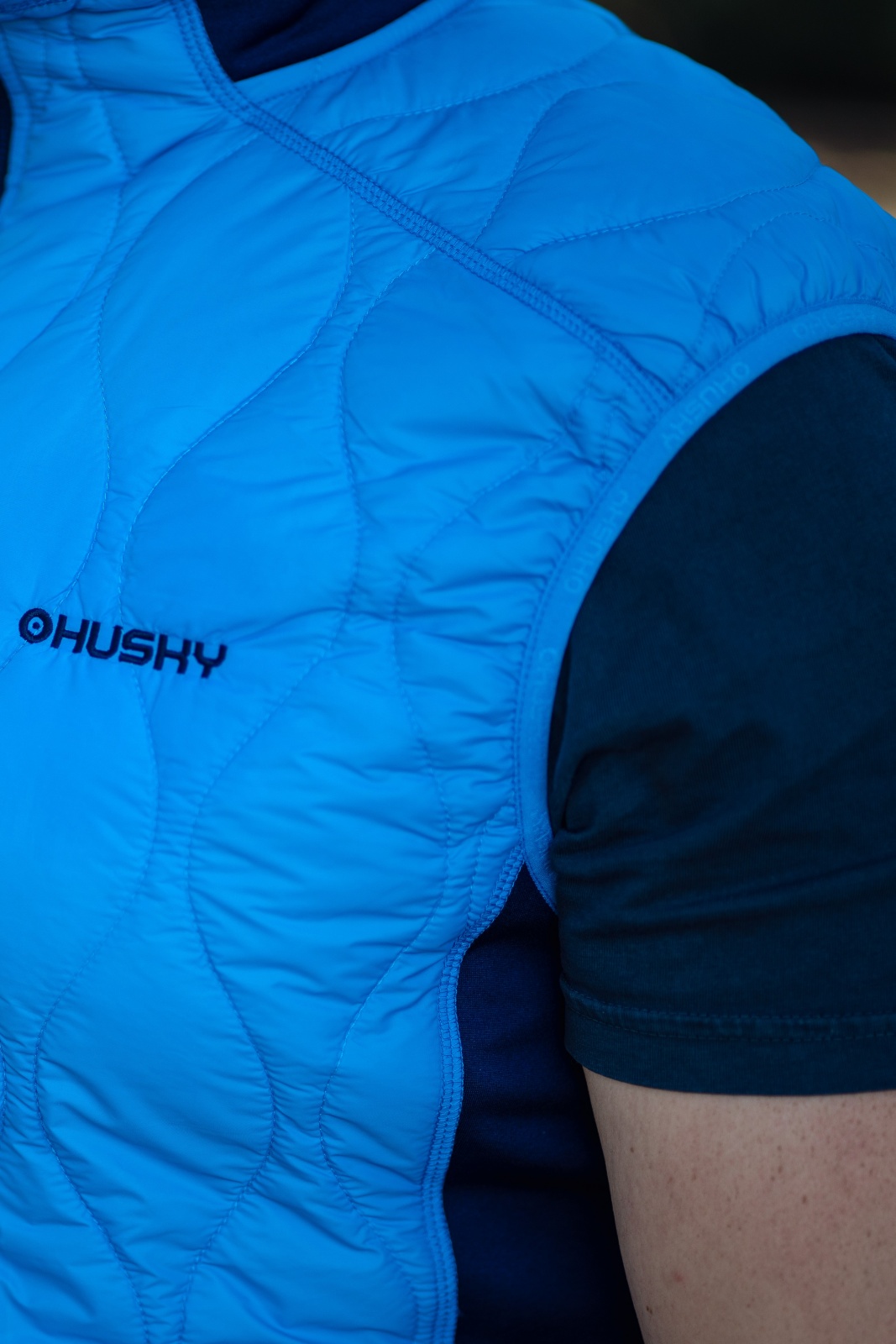 Husky Nimesie M M, blue Pánská plněná ultralehká vesta (obrázek 5)