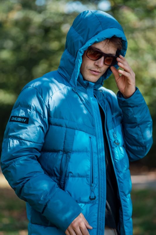 Husky Durra M M, blue Pánská péřová bunda (obrázek 4)