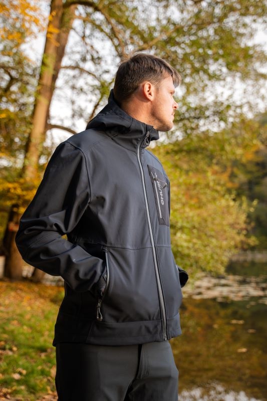 Husky Samai M S, black Pánská softshell bunda (obrázek 6)