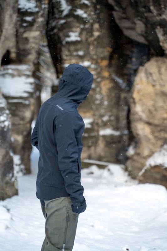 Husky Samai M M, black Pánská softshell bunda (obrázek 11)