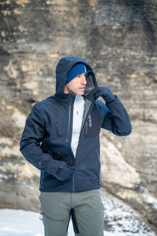 Husky Samai M S, black Pánská softshell bunda (obrázek 9)