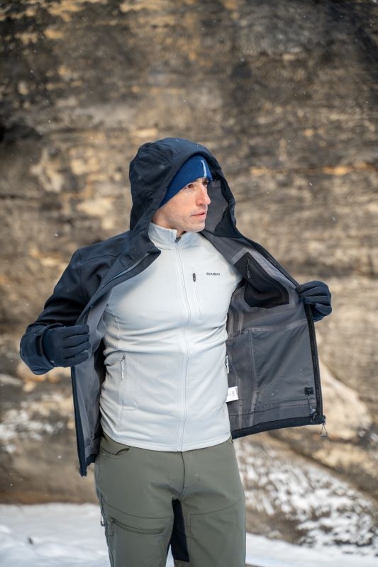 Husky Samai M S, black Pánská softshell bunda (obrázek 10)