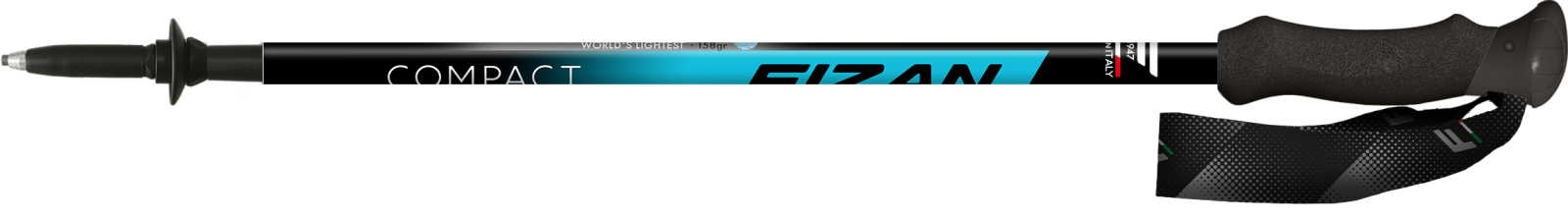 Fizan Compact ocean blue Trekové hole