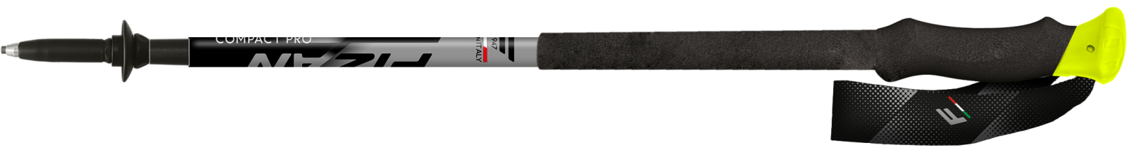 Fizan Compact Pro šedo-černá Trekové hole