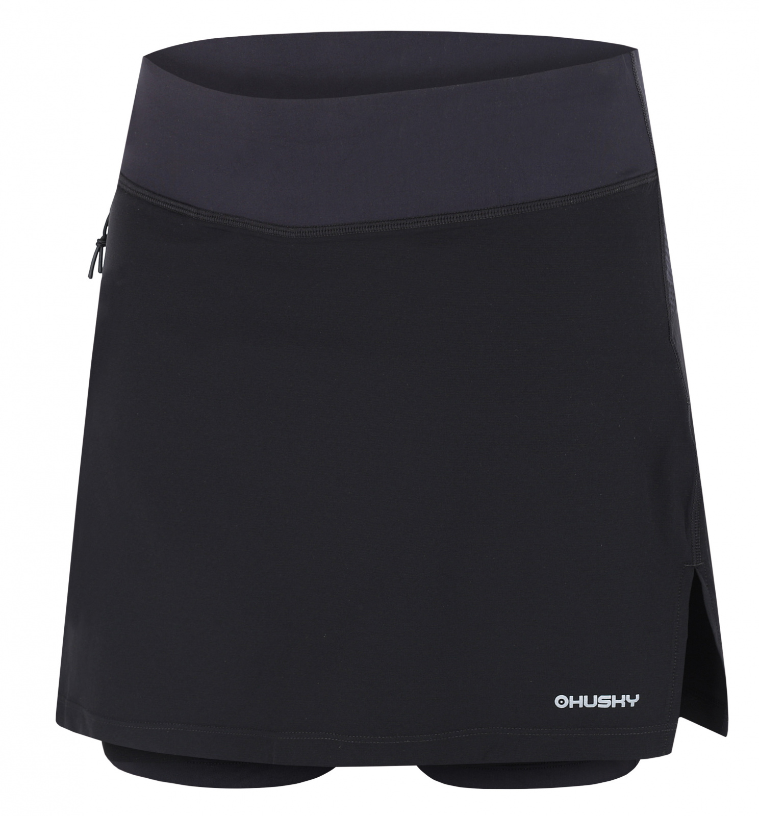 Levně Husky Flamy L XL, černá Dámská funkční sukně se šortkami
