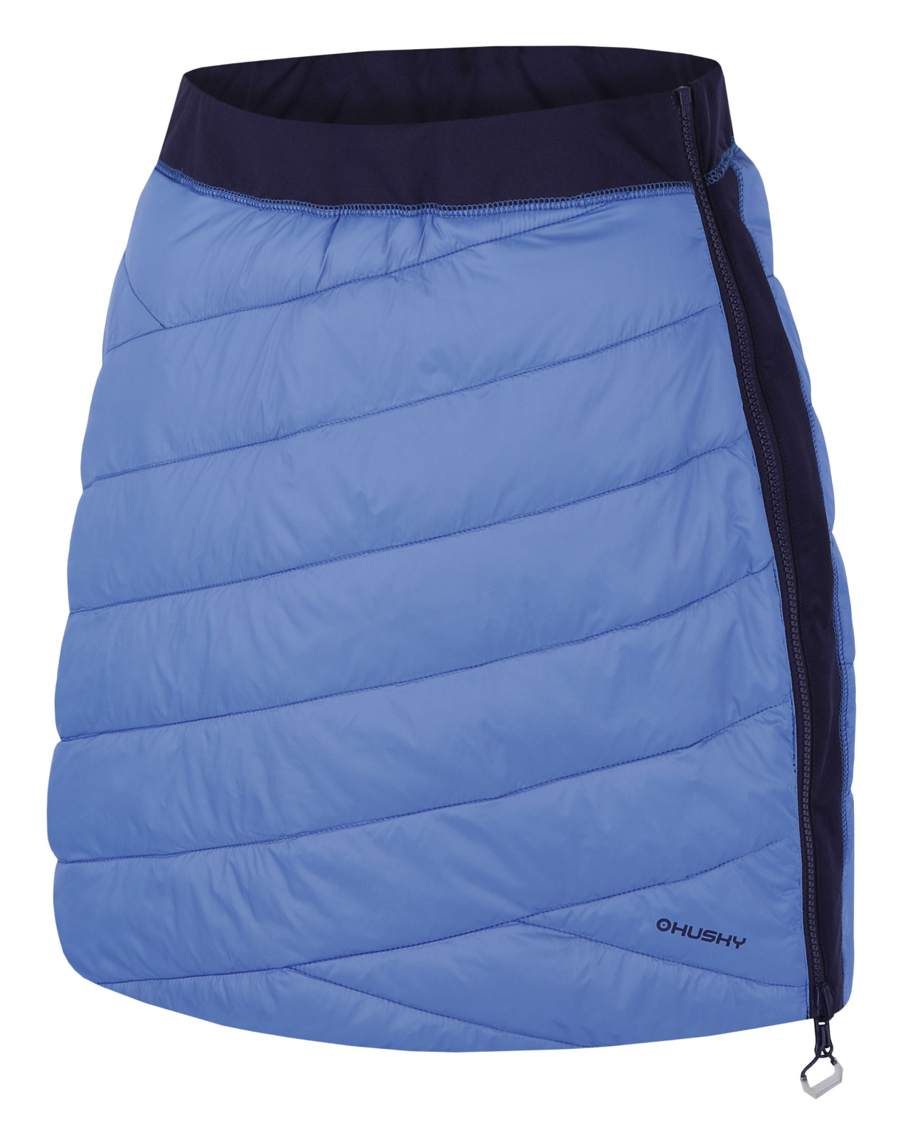 Levně Husky Freez L XS, blue/dark blue Dámská oboustranná zimní sukně