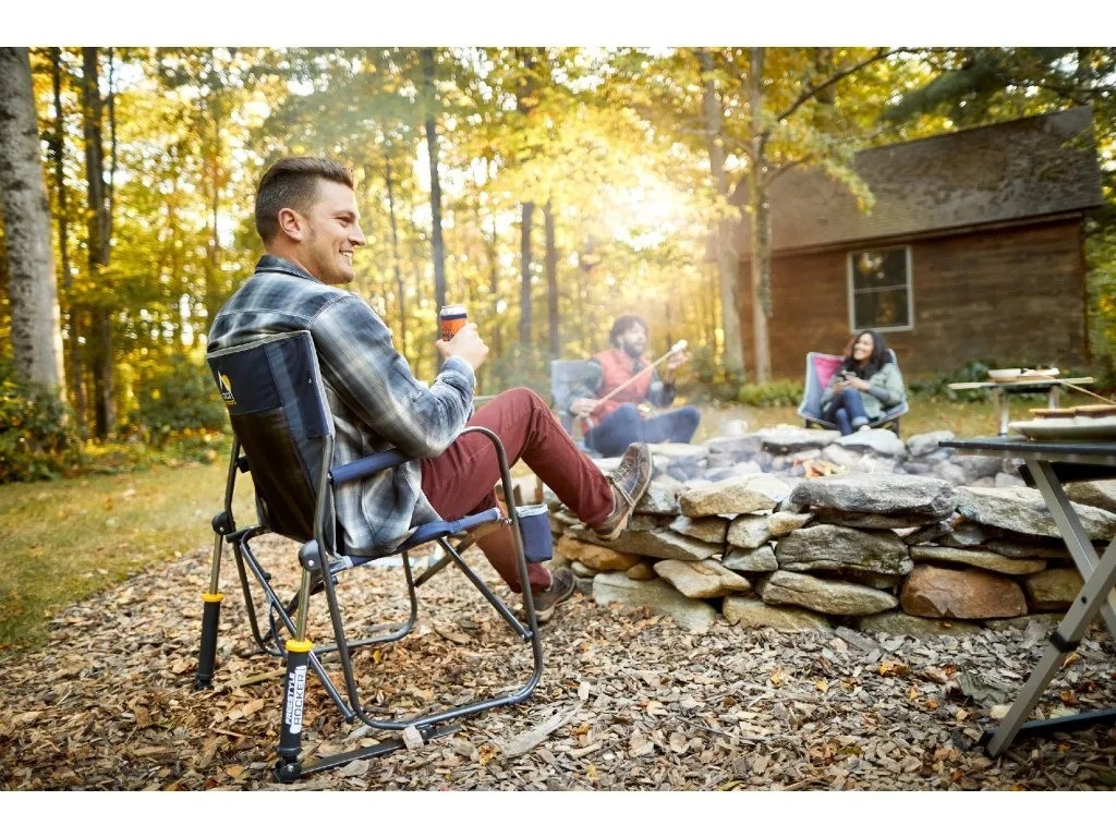 GCI Outdoor Houpací křeslo Freestyle Rocker™ indigo blue Křeslo (obrázek 5)