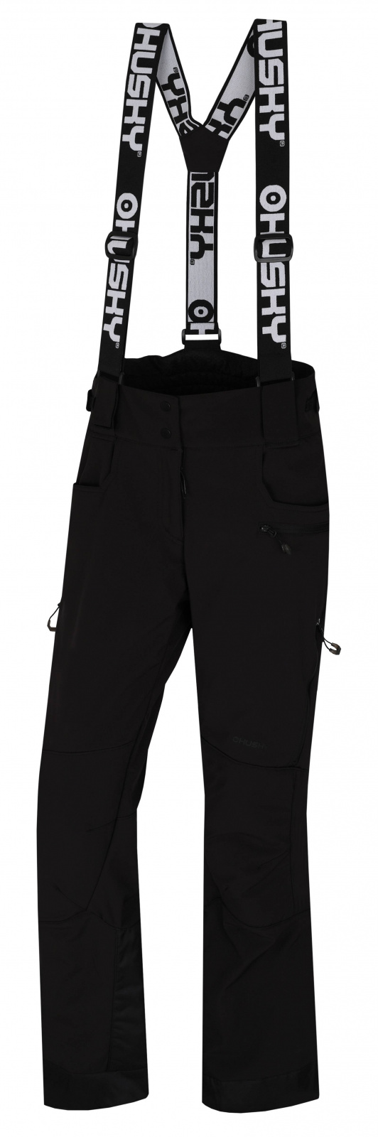 Levně Husky Galti L L, černá Dámské lyžařské kalhoty