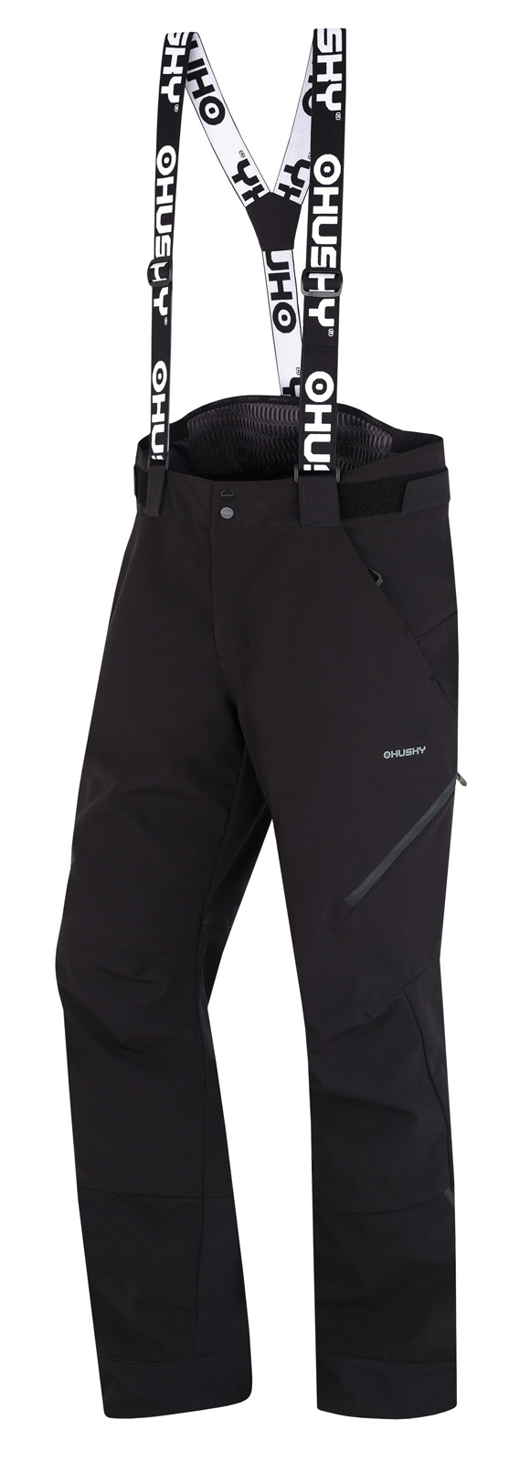 Levně Husky Galti M XL, černá Pánské lyžařské kalhoty