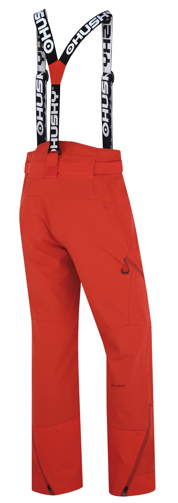 Husky Galti M L, red Pánské lyžařské kalhoty