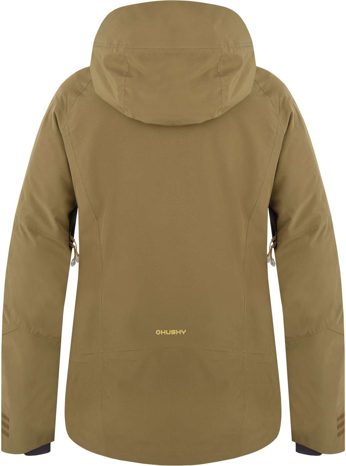 Husky Gambola L L, dk. khaki Dámská lyžařská plněná bunda