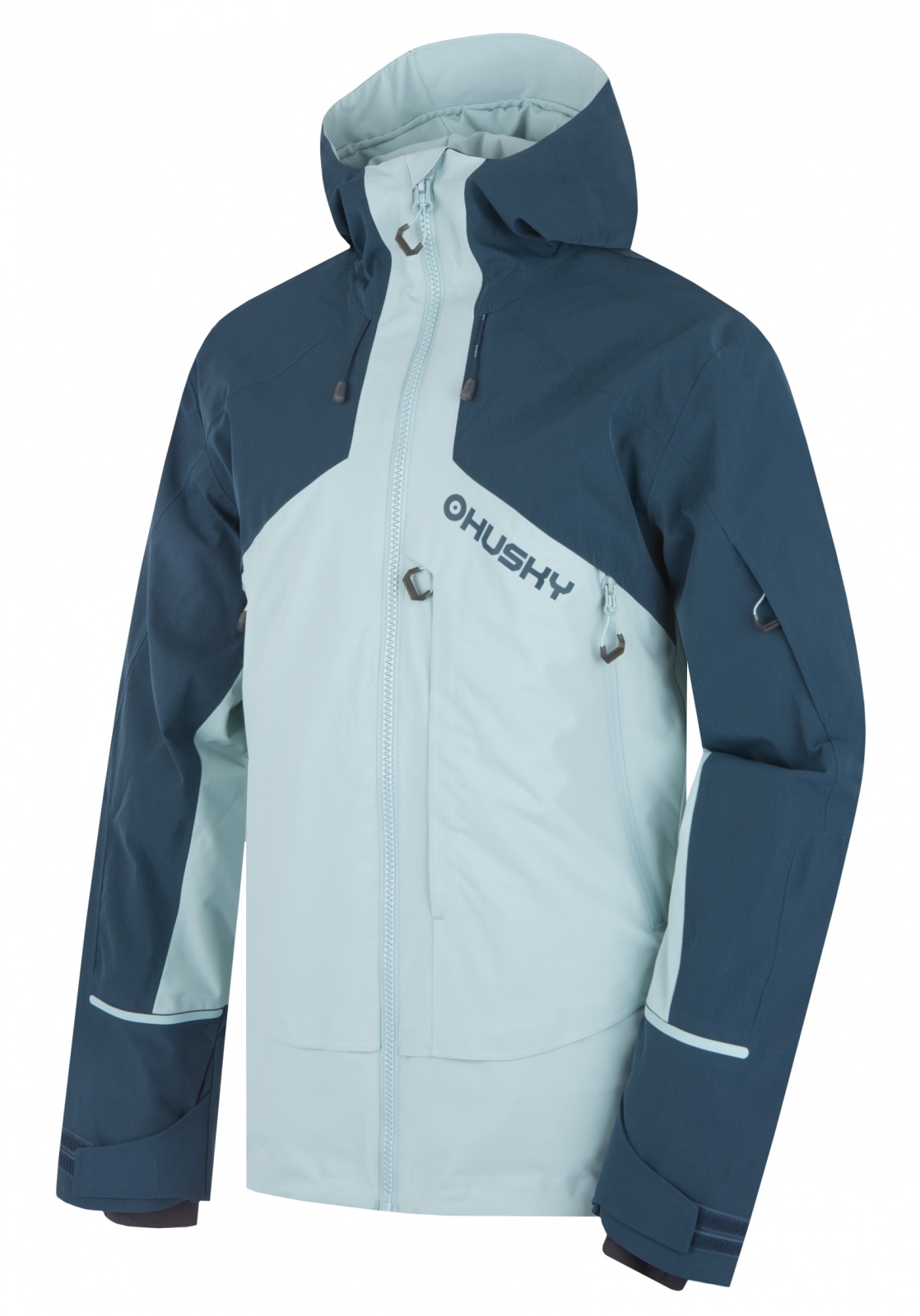 Husky Geilo M XXXL, mint/blue Pánská lyžařská bunda