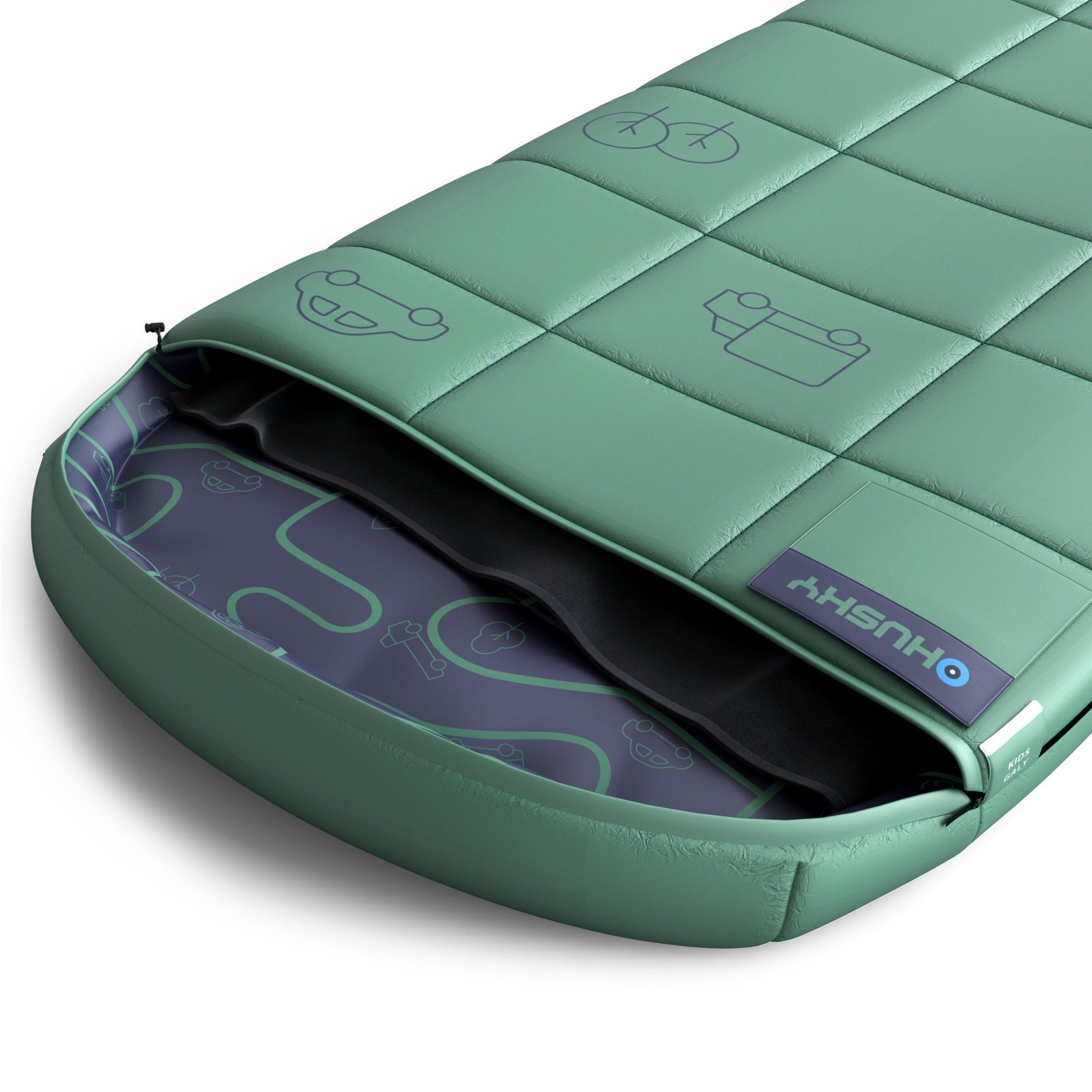 Husky Kids Gizmo -5°C green Dekový třísezónní dětský spacák (obrázek 3)
