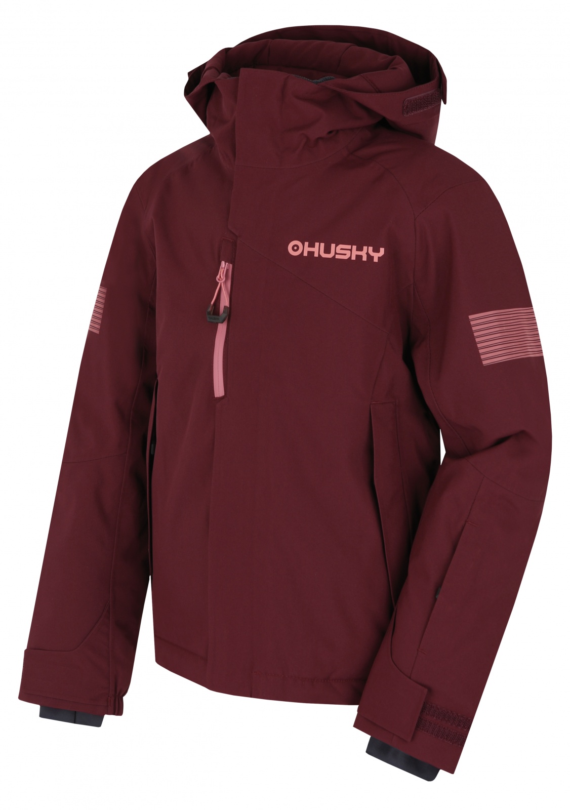 Husky Gonzal Kids 128, dark bordo Dětská ski bunda