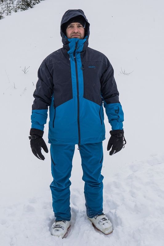 Husky Gomez M M, black blue/blue Pánská lyžařská bunda (obrázek 4)