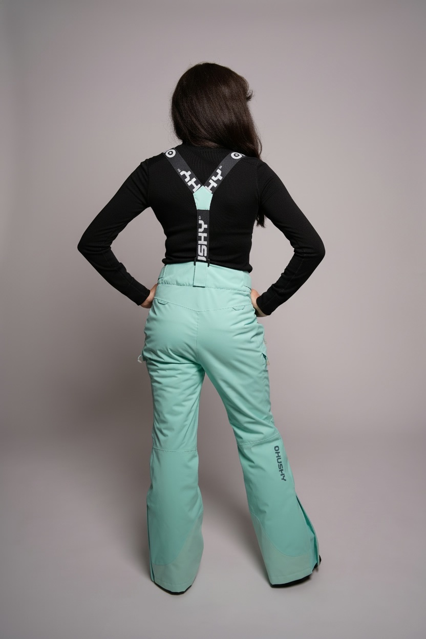 Husky Grati L L, light mint Dámské lyžařské kalhoty