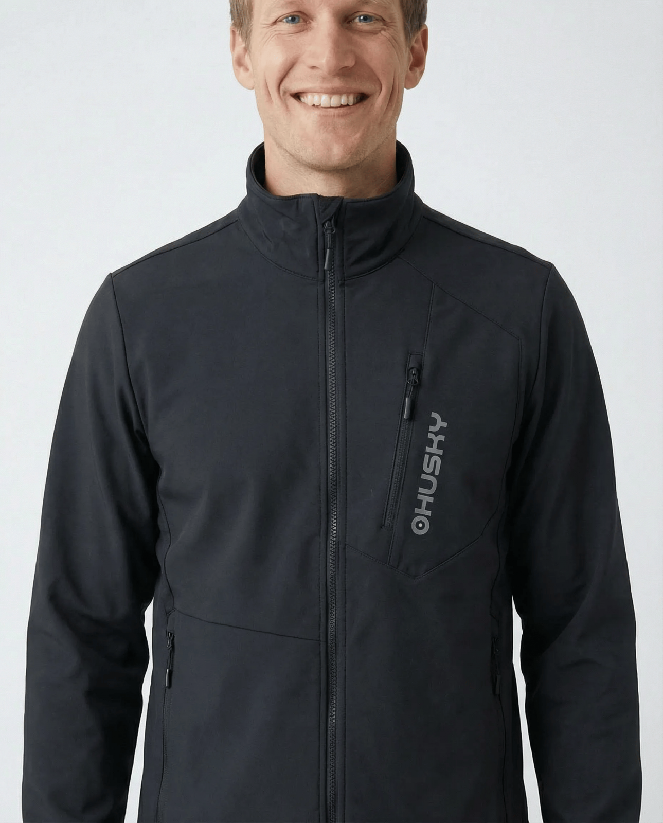 Husky Salfa M L, black Pánská softshell bunda (obrázek 3)
