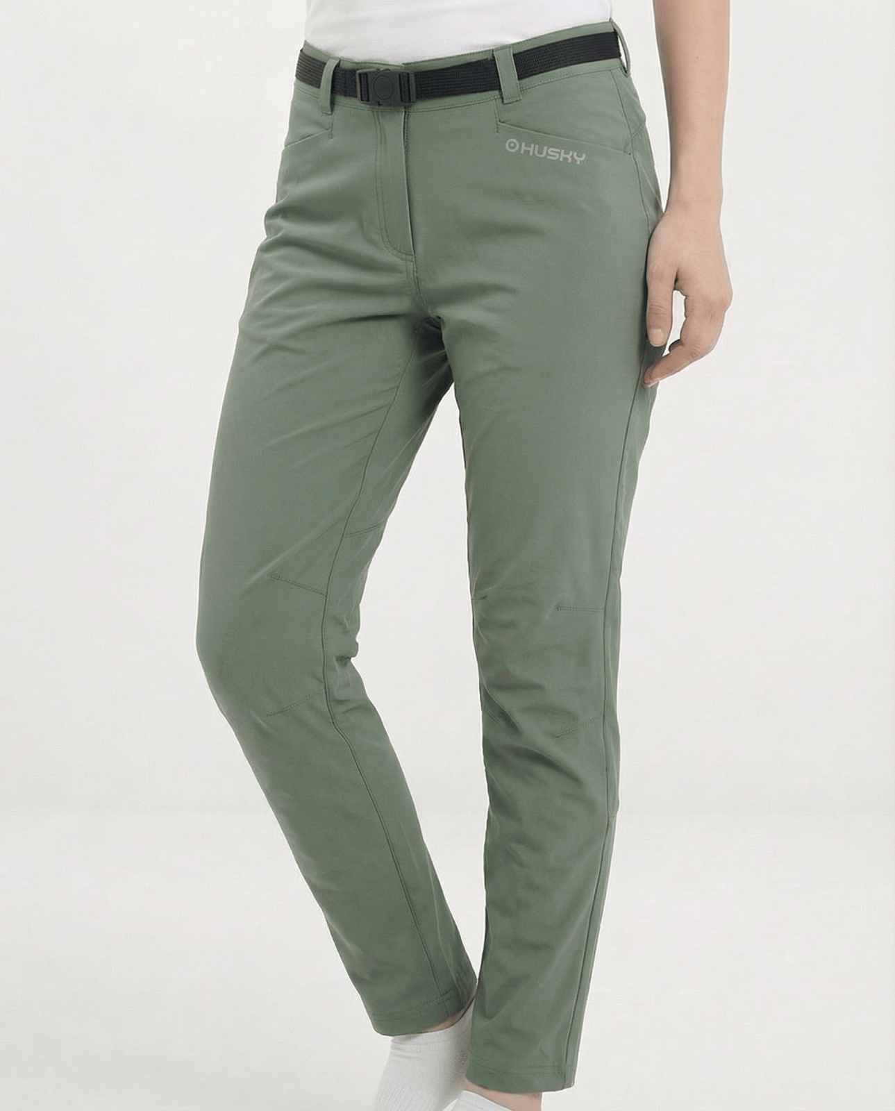 Husky Kone L L - long, green Dámské outdoor kalhoty