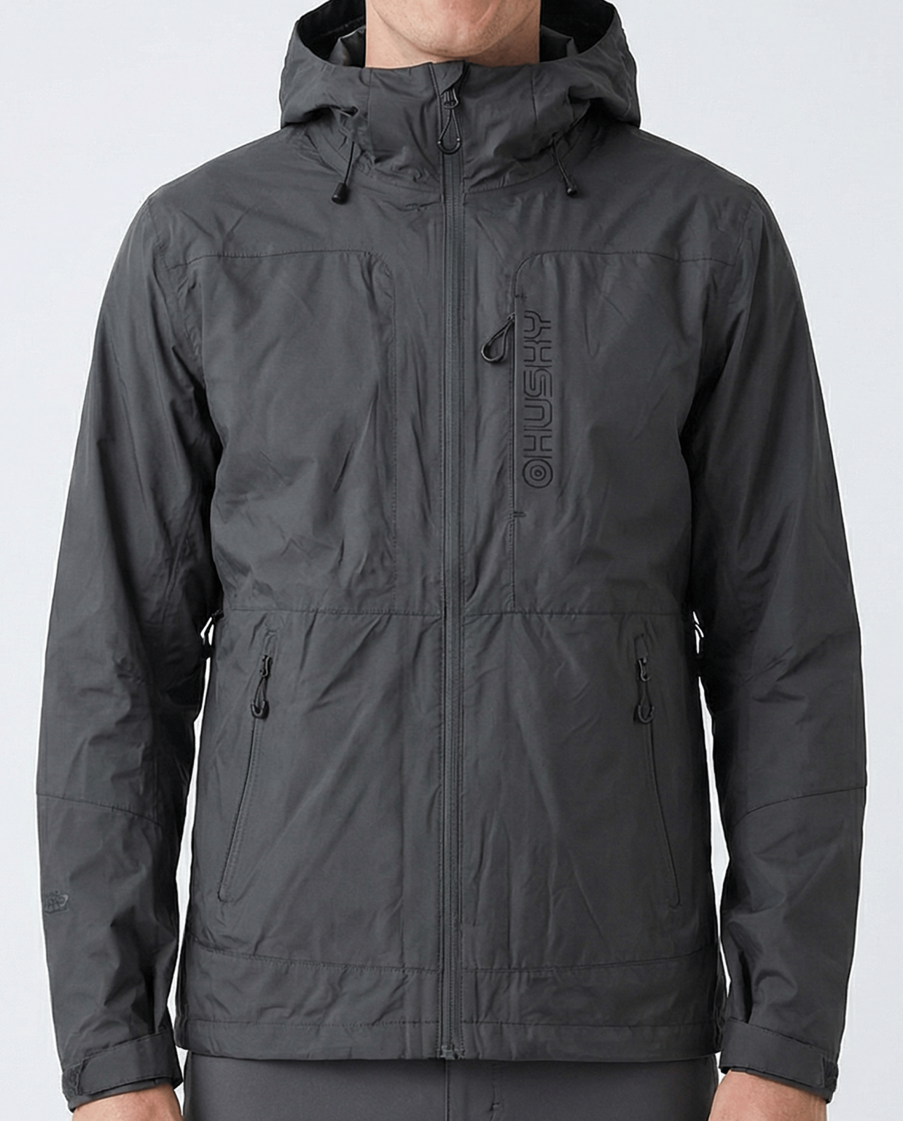 Husky Neoni M S, grey Pánská hardshell bunda