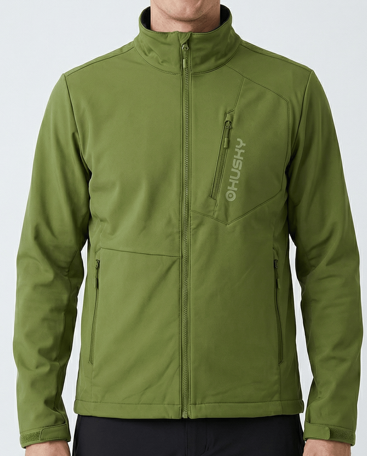 Husky Salfa M L, green Pánská softshell bunda (obrázek 3)