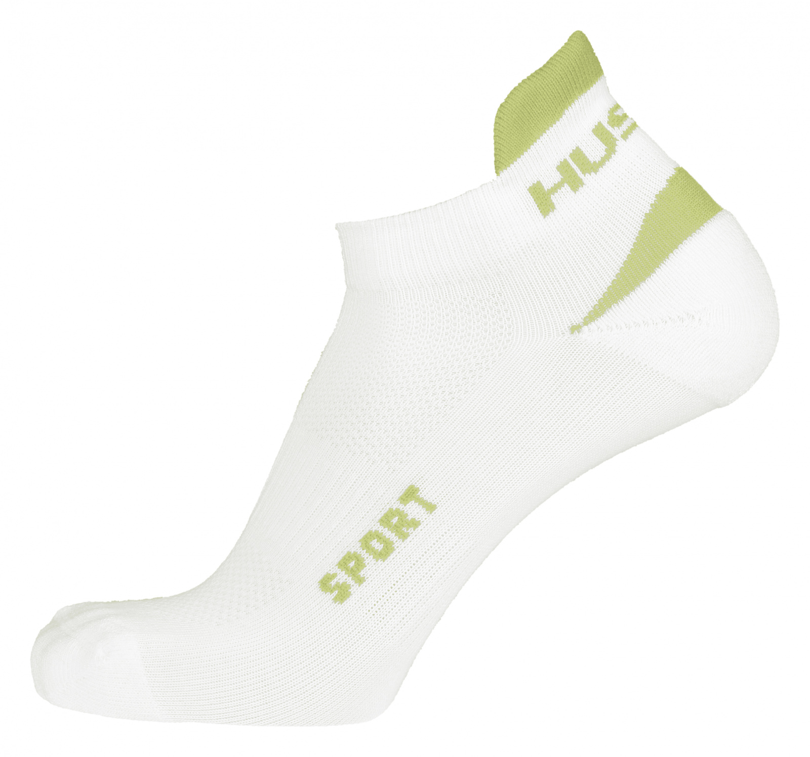 Husky Sport M (36-40), bílá/sv. zelená Ponožky