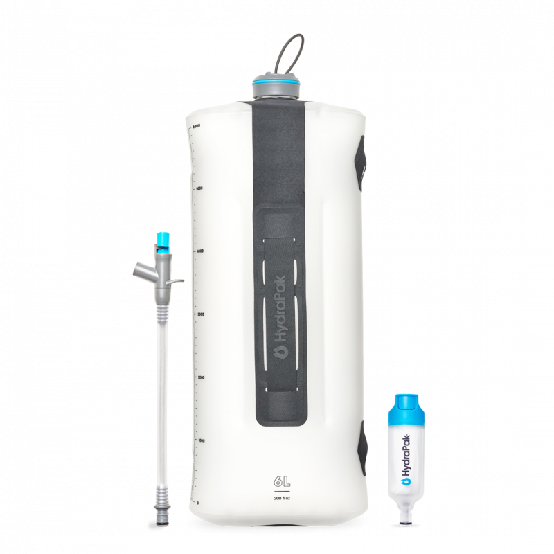 HydraPak SEEKER+ 6L Gravity Filter Kit clear Vak na vodu včetně filtru
