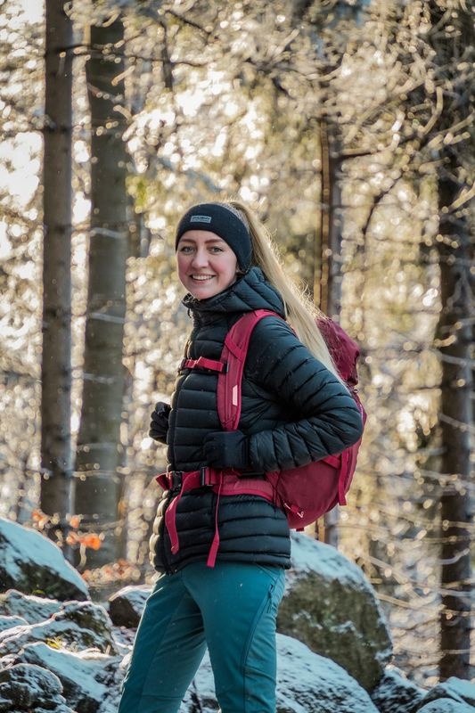 Husky Merband 2 S-M, black Dámská merino čelenka