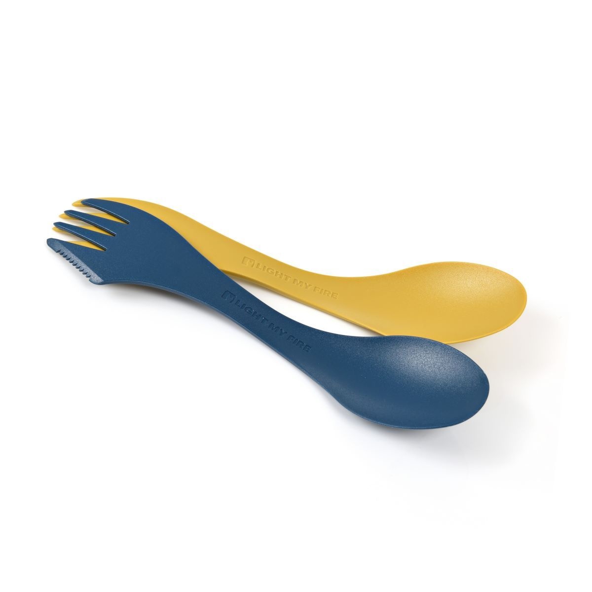 Light my fire Spork lefty BIO 2-pack mustyyellow/hazyblue Cestovní příbor