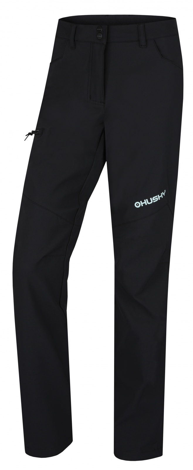 Husky Kavia L XXL, black Dámské softshellové kalhoty