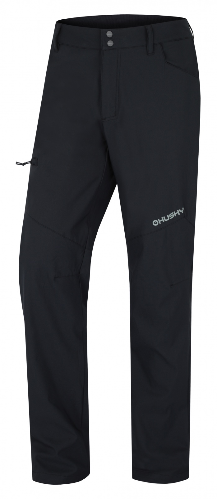 Husky Kavia M S, black Pánské softshellové kalhoty
