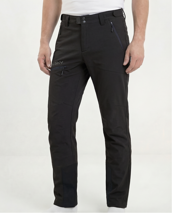 Husky Kabuki M L - long, black Pánské kalhoty